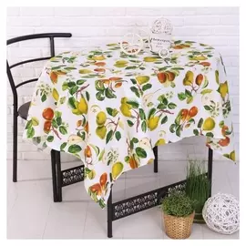 Скатерть 110х150 см "Груша", хл 100%, рогожка