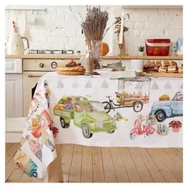 Скатерть этель Food Market 220х147 см,100% хлопок, саржа 190 г/м2