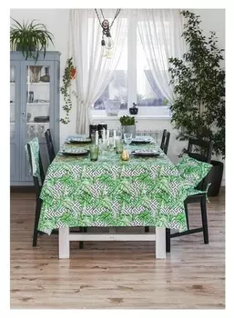 Скатерть этель «Геометрия» 150×180 см, репс, пл. 130 г/м², 100% хлопок