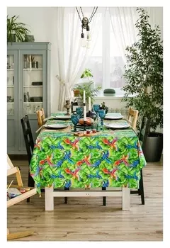 Скатерть этель «Попугай», 150×280 см, репс, пл. 130 г/м², 100% хлопок