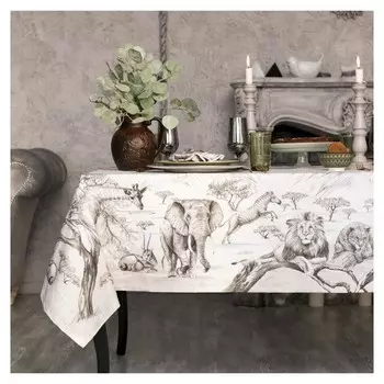 Скатерть этель «Сафари» 220х150 см, 100 % хл, саржа 190 гр/м2