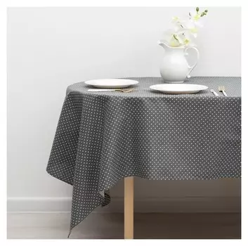 Скатерть доляна 145х145 см «Горох»