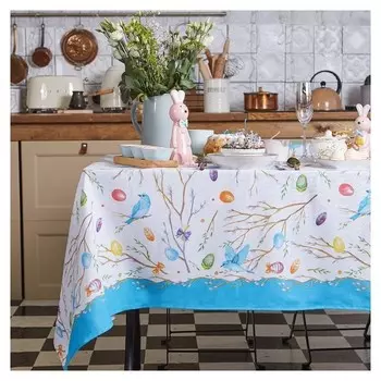 Скатерть доляна Happy Easter 110х144 см