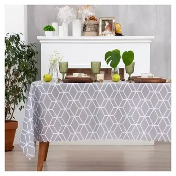 Скатерть доляна Hexagon 145х180 см, 100% п/э