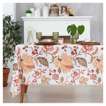 Скатерть доляна «Летние цветы» 145х220 см, 100% п/э