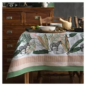 Скатерть "Доляна" Modern Kitchen 180х144 см, 100% хлопок, 164 г/м2