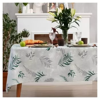 Скатерть "Доляна" Tropics 110х144 см, 100% хлопок, 164 г/м2