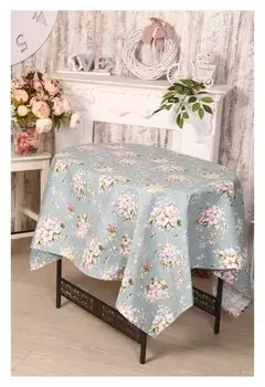 Скатерть Domovita «Живопись», размер 150х180см, хлопок, рогожка