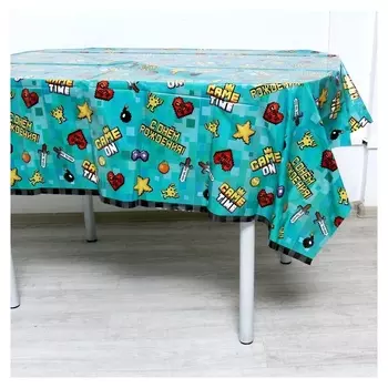 Скатерть Game Time, пиксели, 120×180 см