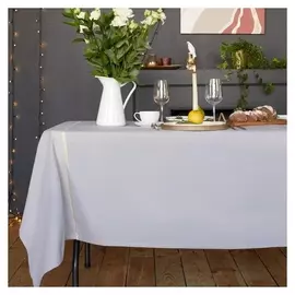 Скатерть "Этель" 110х165 см, цв. серый с золотой нитью, 100% хлопок, 163 г/м2