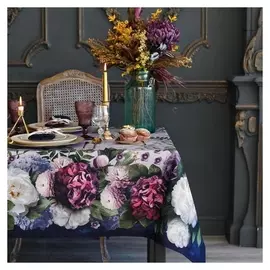 Скатерть "Этель" цветочный этюд 110х150 см, 100% хл, саржа 190 гр/м2