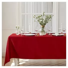 Скатерть "Этель" Elegance 150*250 +/-3см, цв.бордовый, пл. 192 г/м2, хл с вгмо