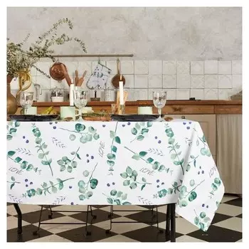 Скатерть "Этель" Eucalyptus 146х220см, 100%хл, саржа 190 гр/м2