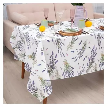 Скатерть "Этель" Lavender 149х180 см, 100% хл, саржа 190 г/м2