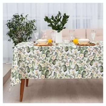 Скатерть "Этель" сamellia 149х110 см, 100% хл, саржа 190 г/м2