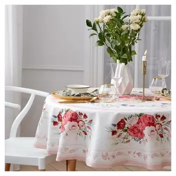 Скатерть круглая этель «Розы» D=160 см