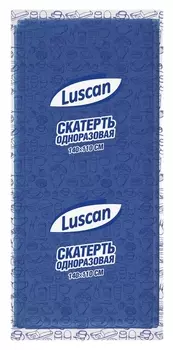 Скатерть одноразовая Luscan, 110х140см, синяя