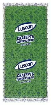 Скатерть одноразовая Luscan, 110х140см, зеленая