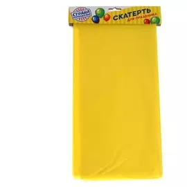 Скатерть «Праздничный стол», 137х183 см, цвет лимонный