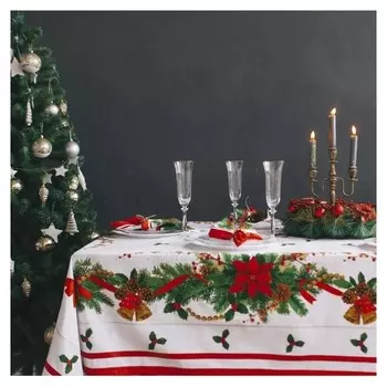 Скатерть "Рождественский бал" 150х180 см