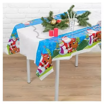 Скатерть с персонажами «Новый год», 108х180 см