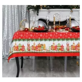 Скатерть "Волшебный город" 110х149 см, 100% хлопок, 164 г/м2