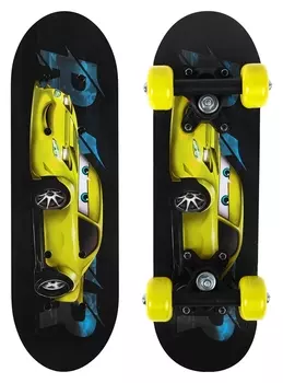 Скейтборд детский «Машинка» 44х14 см, колёса PVC D=50 мм