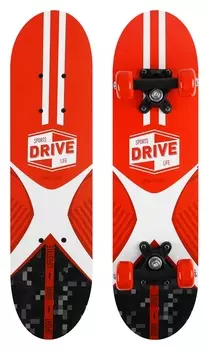 Скейтборд подростковый Sports Drive Life 62х16 см, колёса PVC D=50 мм