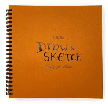 Скетчбук для эскизов 195х195 мм