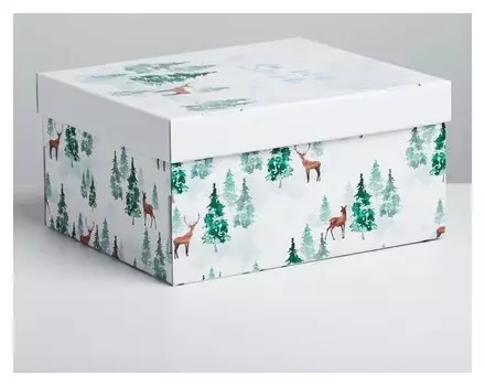 Складная коробка «Лесная сказка», 30 × 24.5 × 15 см