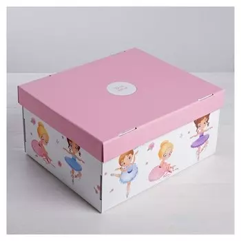 Складная коробка «Милой девочке», 31,2 х 25,6 х 16,1 см