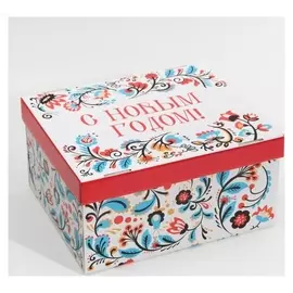 Складная коробка «Народная», 31,2 х 25,6 х 16,1 см