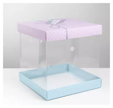 Складная коробка под торт Have A Nice Day, 30 × 30 см