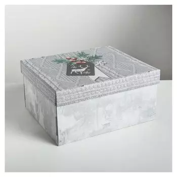 Складная коробка «Уютные мгновения», 31,2 × 25,6 × 16,1 см