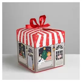 Складная коробка «Волшебного нового года», 12 × 12 × 12 см