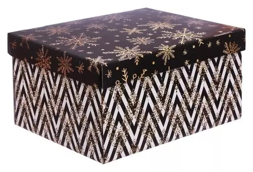 Складная коробка «Золотой праздник», 31,2 х 25,6 х 16,1 см