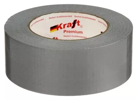 Скотч армированный Kraft, 50 мм х 50 м, серый