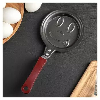 Сковорода 12 см "Улыбка", антипригарное покрытие