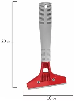 Скребок для пола, стекла и других гладких поверхностей, ширина 10 см, сталь, Laima Professional, 606311