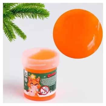 Слайм «Лисёнок», оранжевый, 40г