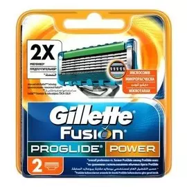 Сменные кассеты Fusion Power Proglide, 2 шт
