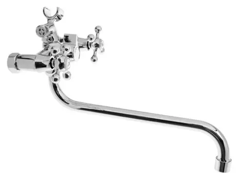 Смеситель для душа Haiba Hb2208-2, двухвентильный, хром