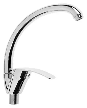 Смеситель для кухни Accoona A4025, однорычажный, длина излива 200 мм, хром