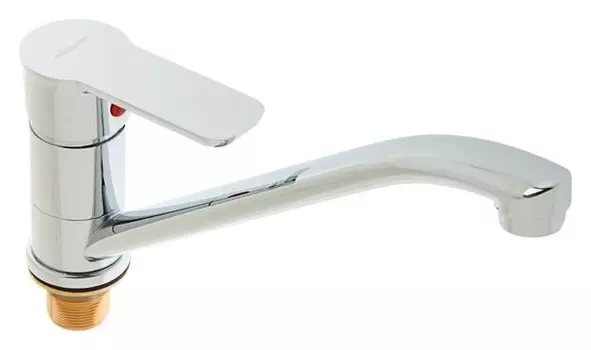 Смеситель для кухни Accoona а4164, однорычажный, хром