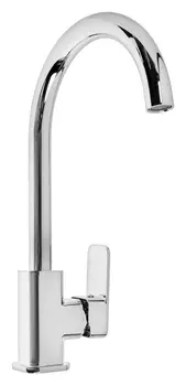 Смеситель для кухни Accoona A4522, однорычажный, высокий, хром