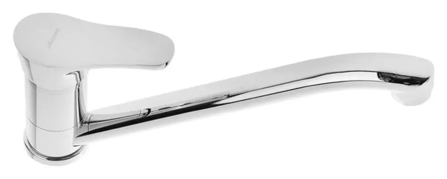 Смеситель для кухни Accoona A5161, однорычажный, силумин, хром