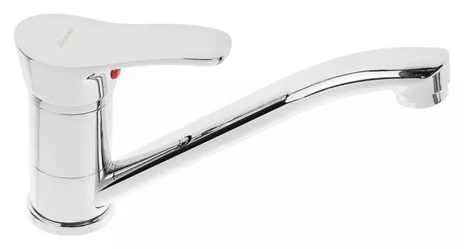 Смеситель для кухни Accoona A5261, однорычажный, силумин, хром