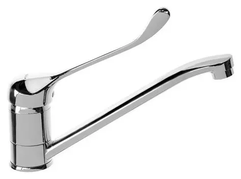 Смеситель для кухни Haiba Hb4254, однорычажный, хирургический, хром