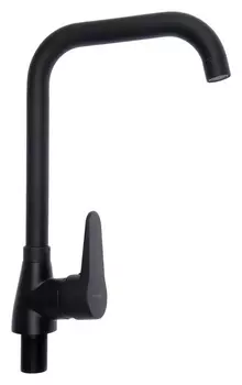 Смеситель для кухни Istok Life Standard 0402.157, однорычажный, высокий, цвет черный