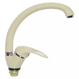 Смеситель для кухни RMS Sl135w-011f, однорычажный, высокий излив, на гайке, белый